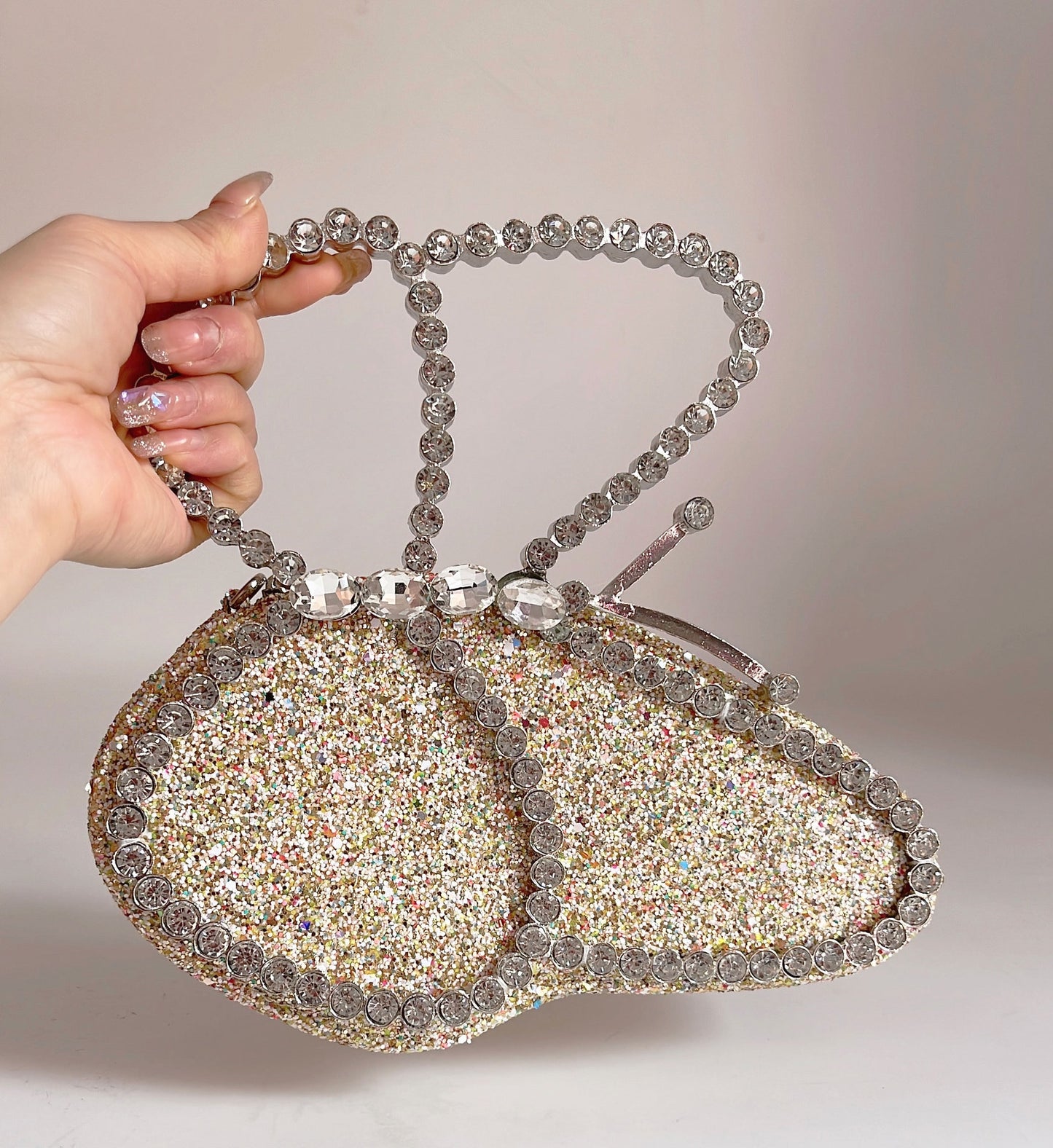 Bolsa Borboleta Strass