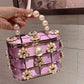 Bolsa de Balde Strass e Perola