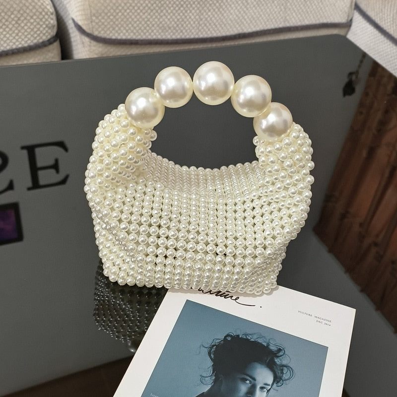  Bolsa Feminina de Pérolas