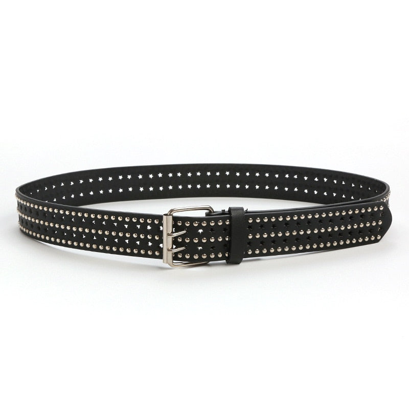 Cinto Feminino de Rebite Vintage