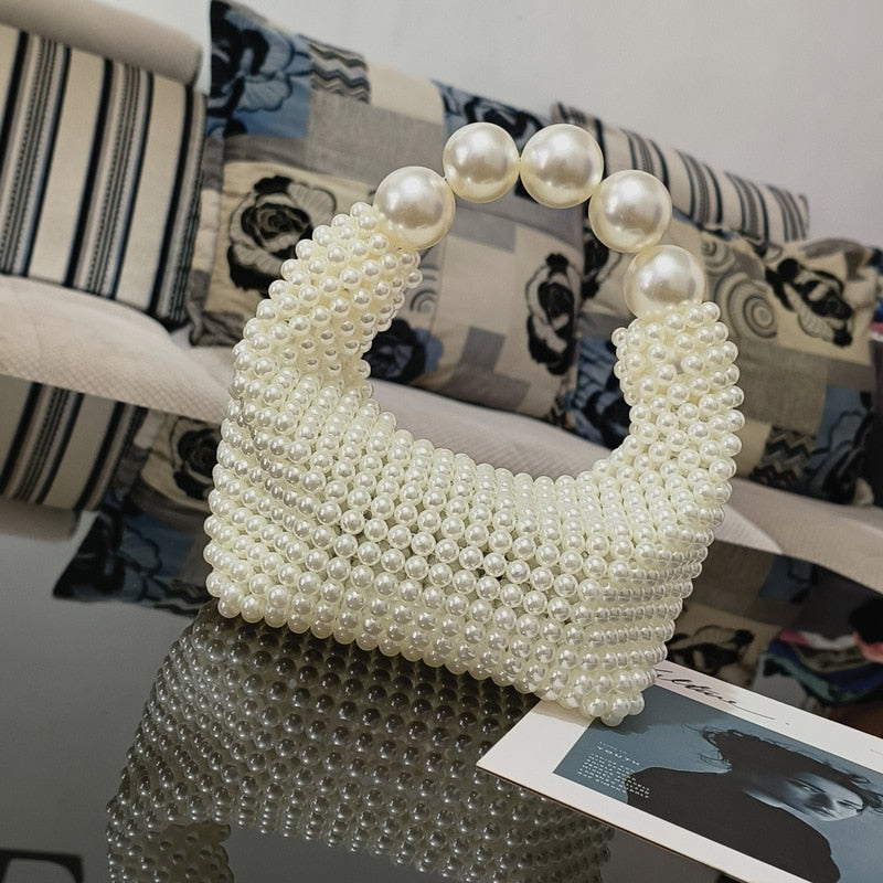  Bolsa Feminina de Pérolas