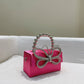 Mini Bolsa Strass Laço