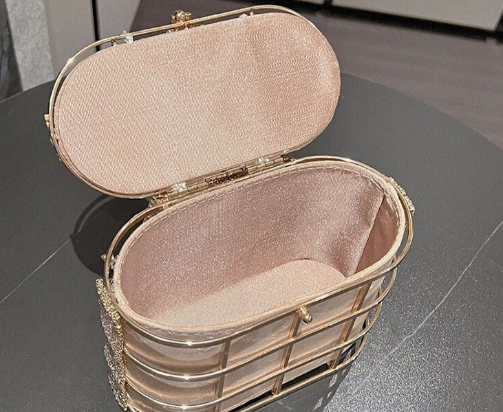 Bolsa de Balde Strass e Perola