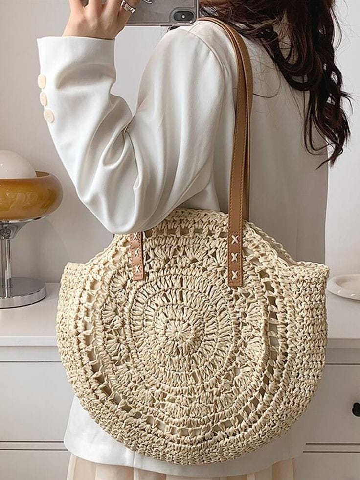 Bolsa de Ombro Palha