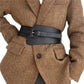 Cinto Feminino Couro Largo