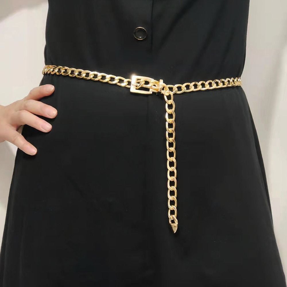 Cinto Corrente de Metal  Dourado