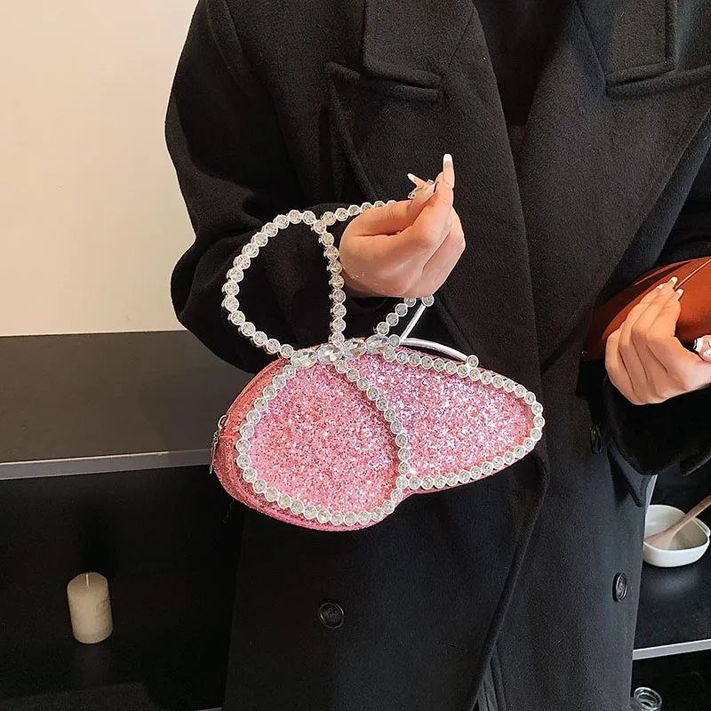 Bolsa Borboleta Strass
