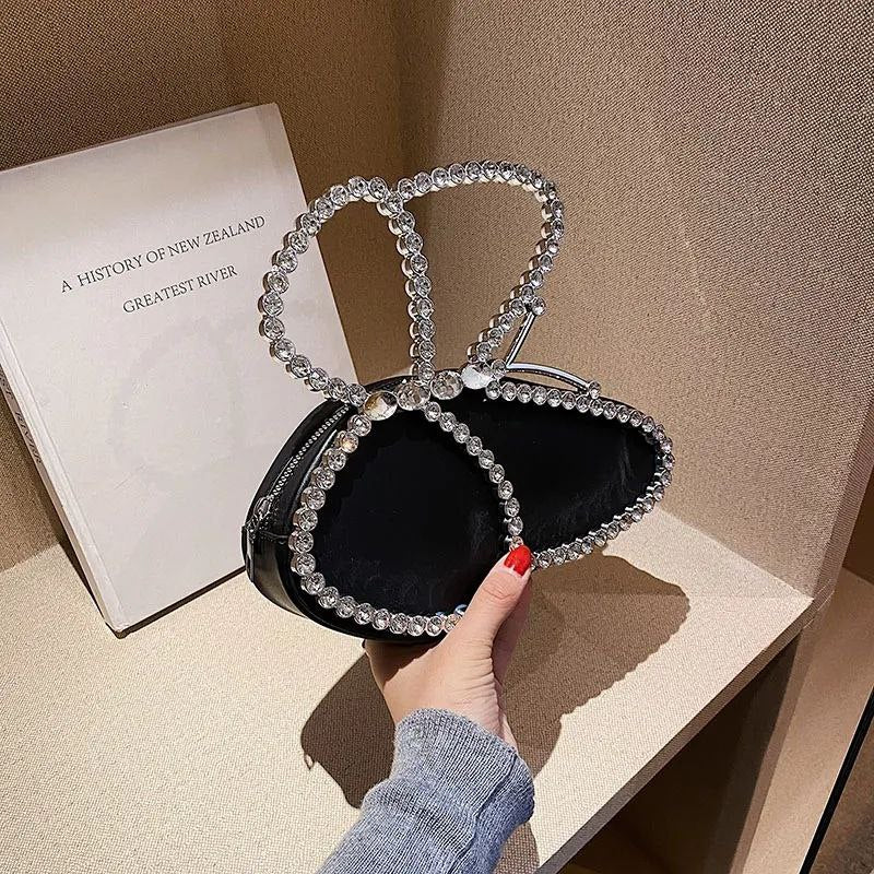 Bolsa Borboleta Strass