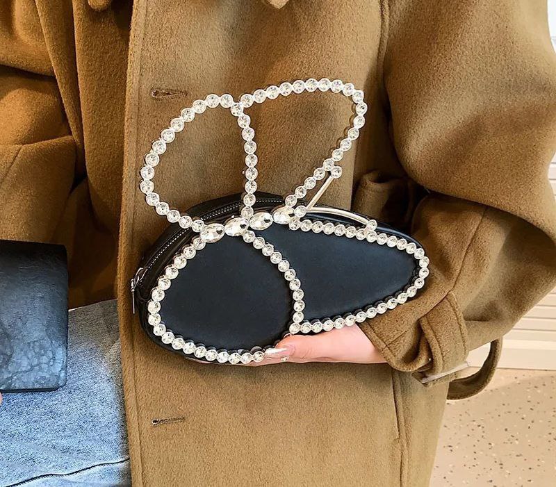 Bolsa Borboleta Strass