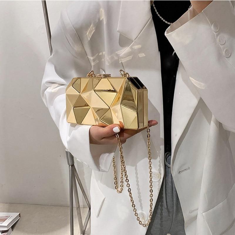 Bolsa Clutch Geométrica