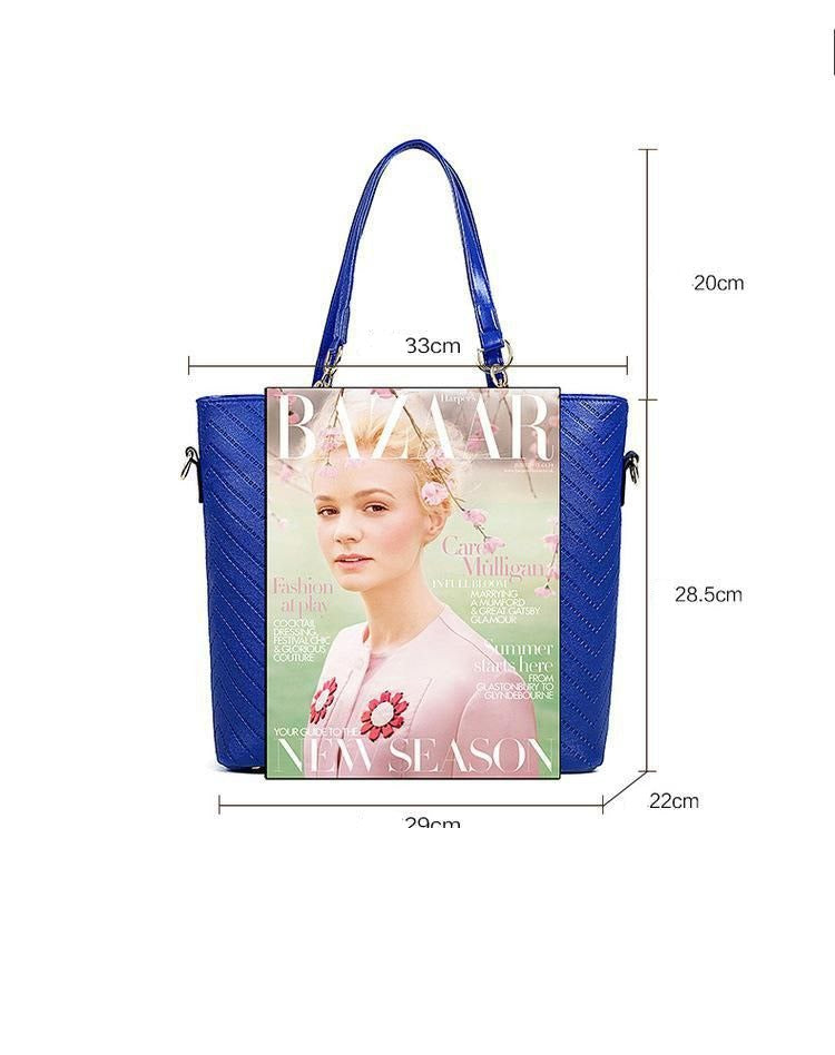 Kit 6 Bolsas Feminina de Couro