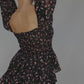 Vestido Chiffon com Babados