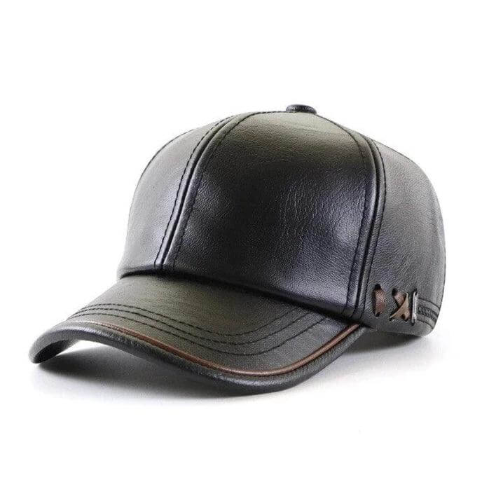 Boné De Couro Trucker