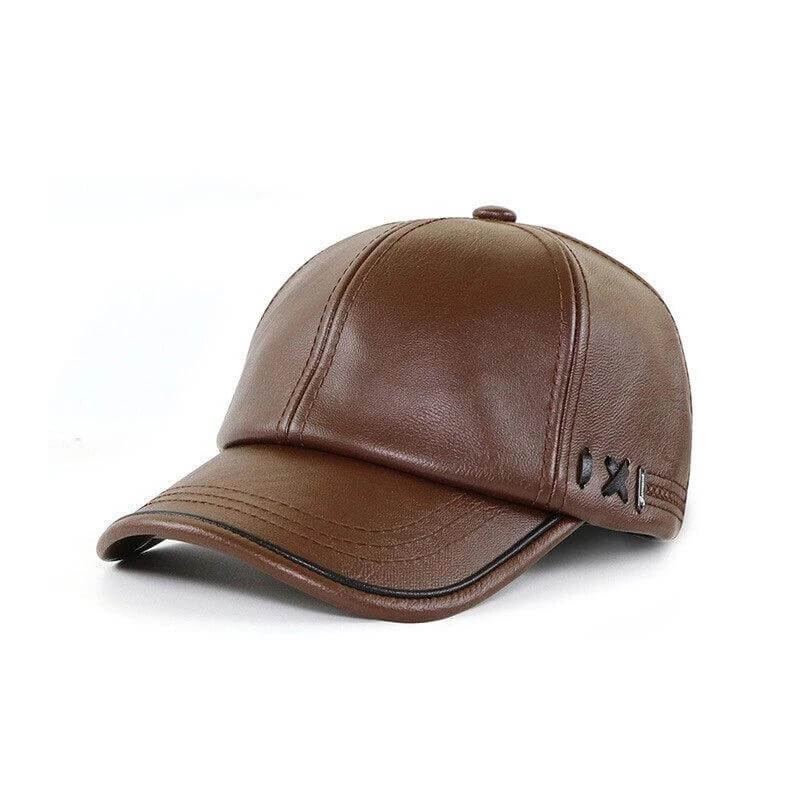 Boné De Couro Trucker