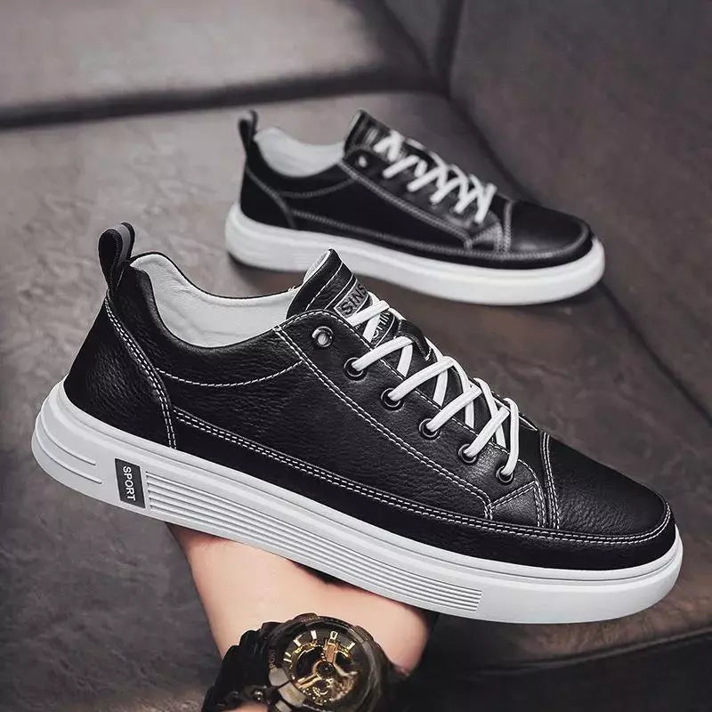 Tênis Casual de Couro Vulcan