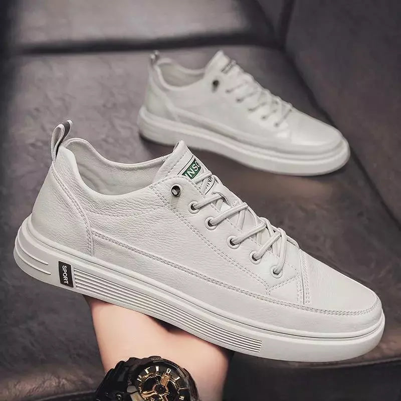 Tênis Casual de Couro Vulcan