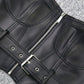 Top Cropped Couro Colorido